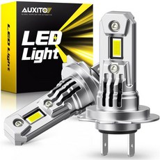 AUXITO-20000LM 100W 2x H7 CSP LED 헤드라이트 전구 Canbus 에러프리 바이크 오토바이 차량 터보 슬림 헤드램프 초강력 20000LM, [01] H7