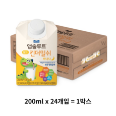 앱솔루트 킨더밀쉬 200ml, Banana(바나나맛), 600개