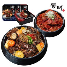 부산맛집 통뼈감자탕의 분모자 간장뼈찜 매운뼈찜, 통뼈분모자뼈찜 매운맛1kg ×4팩