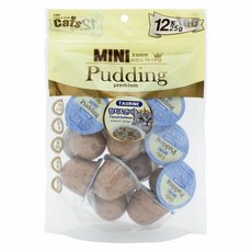 [KT알파쇼핑]더캣츠 미니푸딩 참치+연어 12pcs X 6개 고양이간식 (WFFFGD6), 단품, 300g