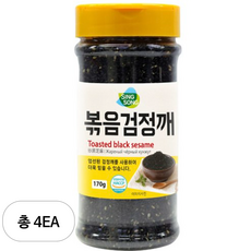 신송 볶음검정깨, 170g, 4개