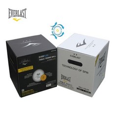 경기용 연습용 체육관 2성 탁구공 120개 탁구장, 화이트