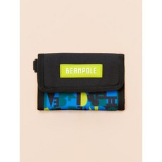 빈폴키즈 블랙 시그니처 밸크로 지갑 (BI11D4U565)