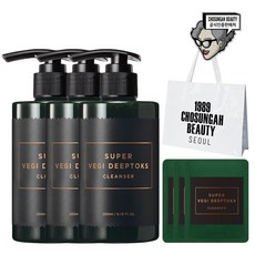 원더바스 슈퍼 베지 딥톡스 클렌저 200ml 3개 + 타포린백1개+딥톡스파우치 3매, 1개