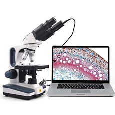 Swift 쌍안경 컴파운드 현미경 SW350B 40X-2500X Magnification Siedentop, 상세내용참조