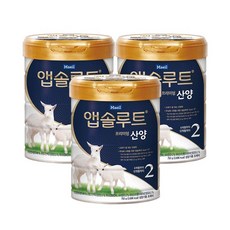 매일유업 앱솔루트 플래티넘 산양 분유 2단계(6~12개월) 750g 3캔