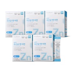 남유네 유산균 앤 아연 30포, 60g, 5박스