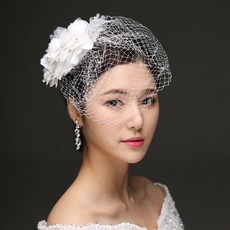 웨딩케이 웨딩베일 페이스면사포 페이스베일 웨딩모자