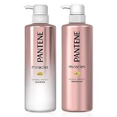 Pantene 미라클 크리스탈 스무스 샴푸 500ml + 트리트먼트 500g 세트