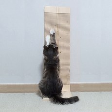 고양이 수직스크래쳐 80cm 대형스크래쳐 원목스크래쳐