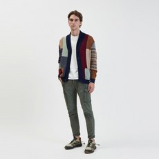 22FW[지아니루포]GL33712 울블렌드 믹스드패턴 가디건