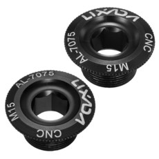 자전거 브레이크 Lixada LS014 2pcs M15/M18/M20 자전거 자전거 MTB 산악 자전거 크랭크 볼트 중공 고정 크랭크 암 볼트 캡 나사 알루미늄 합금|Bicycl, CHINA, 1개
