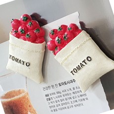 세모소 아이놀이모형자석 장난감마그넷 과일인지이름맞추기 토마토 플라스틱 1개 40X58MM