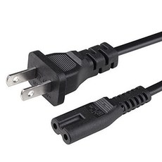 [UL Listed] OMNIHIL １0 Feet Long AC Power Cord Compatible with Samsung HW-KM45C /Samsung SWA-8500S, 1개, null) 10FT, Black