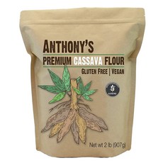 Anthony's premium Cassava Flour 앤서니프리미엄 카사바가루907g, 1개, 907g