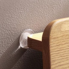 문콕방지 투명 도어 쿠션 스토퍼, 곰돌이 모양(3p), 1개