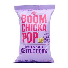 [미국직배송]앤지스 붐 치카팝 스위트 & 쏠티 케틀 콘 198g Angie's Boomchickapop Sweet & Salty Kettle Corn, 1개