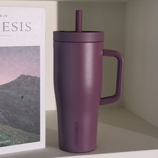 [잠금기능] 콕시클 크루저 cruiser 빨대 텀블러 손잡이 대용량 22oz, 1개, 650ml, Mauve
