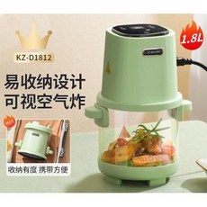 가정용 튀김기 에어프라이어 소형 전기 에어 프라이어 오븐 1.8L 투명 유리 Freidora Sin Acite 1.8 Litros 신제품, 4) KZ-D1812 - AU