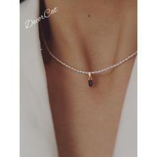 14k밥풀진주목걸이