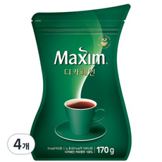 맥심 디카페인 커피 리필, 170g, 1개입, 32개