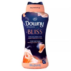 [Downy] 다우니 데오도라이저 인퓨전 앰버 & 로즈 680g 대용량 아로마쥬얼 향기 부스터 퍼퓸쥬얼 알갱이 Downy In-Wash Scented Booster Beads, 1개
