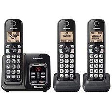 해외1487775 파나소닉 KX-TG833SK 블루투스 Link2Cell 무선 폰 전화기 with Voice Assist and Answering M, One Color_One Size, 상세 설명 참조0, 상세 설명 참조0