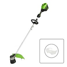 그린웍스 전기예초기 그린웍스 60V 무선 충전 예초기 엔텍고글 제초기