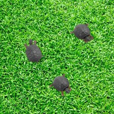 어항 조경 물고기 인공 거북이 장식 탱크 플라스틱 가짜, 1.As Shown, A.5X3X2CM, 1개