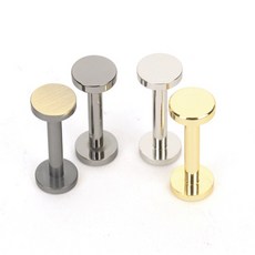 신주 아령(Dumbbell) 장식 ver.2 캡사이즈 8mm 발길이 20mm, 3개, 니켈