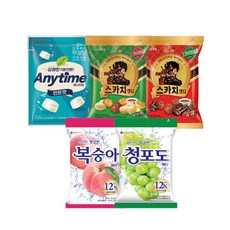 [기타] 롯데 옛날 캔디 5종세트 인기사탕, 상세 설명 참조