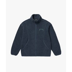 [정품] 골스튜디오 에센셜 HIGH NECK SHERPA 플리스 후리스 자켓-NAVY 738751