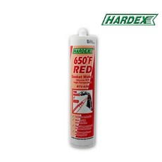 HP 하덱스 내열 가스켓 실리콘 실란트 RTV-650 RED 300g, 단일상품(RYL1654)