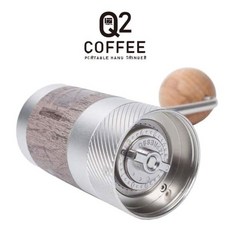 【송료 무료】 1ZPRESSO 커피 그라인더 Q2 밀 수동 휴대용 컴팩트 손 갈기 경량 소형 우스꽝 식 핸드 콩 도