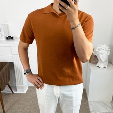 남자린넨카라니트