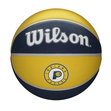 윌슨 WILSON NBA 팀 트리뷰트 농구 - 사이즈 17.8 74.9cm(7 29.5인치) 필라델피아 76ers, Indiana Pacers