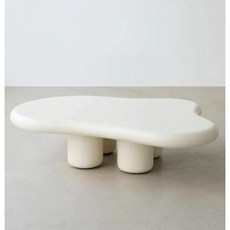 구스타프웨스트맨 마지스 테이블 비정형 거실 미드센츄리, 123x89x35 베이지