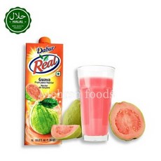 DABUR Real Guava Nectar Juice 리얼 넥타 주스 5종, 1L, 1개 - damoilsl