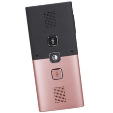 Zeyuan 스마트 음성 변환기 장치 번역 장치 전원 은행 휴대용 충전기 실시간 번역기 블루투스 스피커 충전기, 설명한대로, 담홍색, 알루미늄 합금