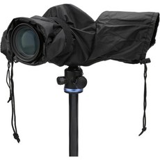 카메라 액세서리 DSLR 카메라용 방수 나일론 레인 커버 케이스 방진 실용적 고정용 탄성 로프 장착 지퍼 삼각대 연결용, 1개