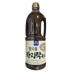 자체브랜드 (수찬몰) 면사랑 바지락 밑국물 육수, 1.8L, 6개