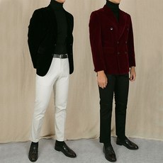 HDMJ181 자체제작 맨즈 벨벳 클래식 싱글 자켓