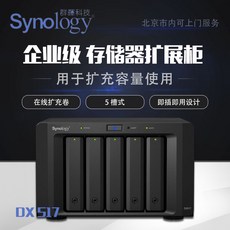 NAS듀얼 Synology시놀로지 DX517확대 대용량 사용 ds1817+ds1517+, 기본