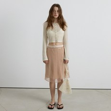 오버듀플레어 SOFT MINI CARDIGAN_CREAM