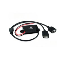 자동차 차량 12V to 5V 3A 감압 변환 전원 컨버터 DC 모듈 2-USB, 1개
