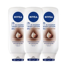 Aveeno Nivea 니베아 코코아버터 인샤워 바디로션 400ml 3개, 1개