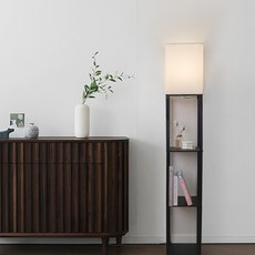 까사미아 루나골프플로어램프
 라루즈 리베로 LED 밝기조절 선반 장스탠드 인테리어 거실 침실 무드등 조명 12V LED 전구색(노란빛)