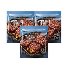 [소비기한 2025-02-18까지] 피코크 떡갈비 450g X 3봉, 3개