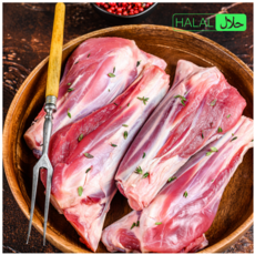 프리미엄 통양뼈사태 냉동 할랄 찜 스튜 슬로우 쿠킹에 최적 호주산 Whole Lamb Shank Perfect for Slow Cooking and Rich Flavors, 1개, 통양앞뼈사태 1kg