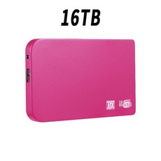 SD 메모리 블랙박스 카드 핸드폰 게임기 태블릿 노트북 에스디 1TB 휴대용 ssd 500GB 2TB 4TB 외장 솔리드 스테이트 드라이브 유형-C USB 3.0 HDD 모바일 하, Red 16TB, 한개옵션1